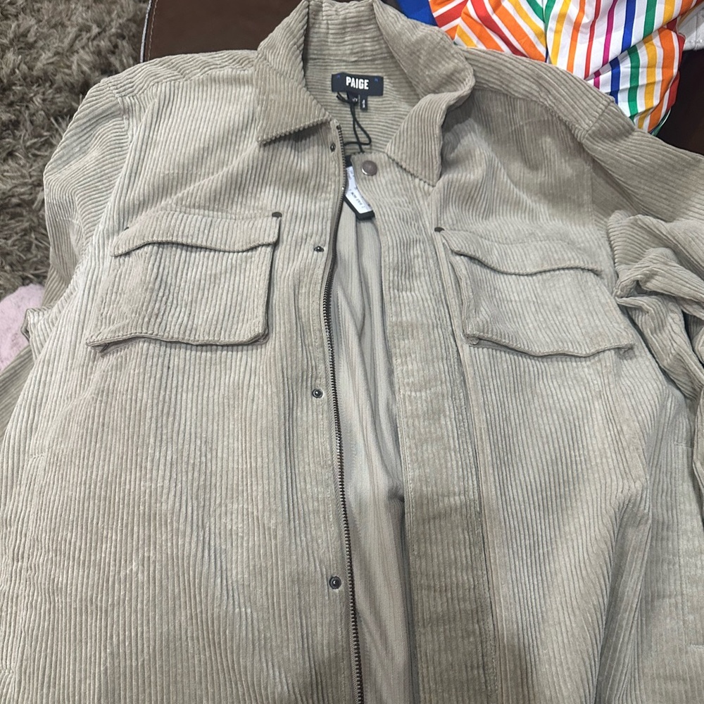 Paige Cord Jacket Size XXL